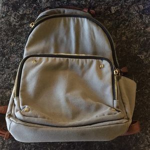 Grey chic backpack
